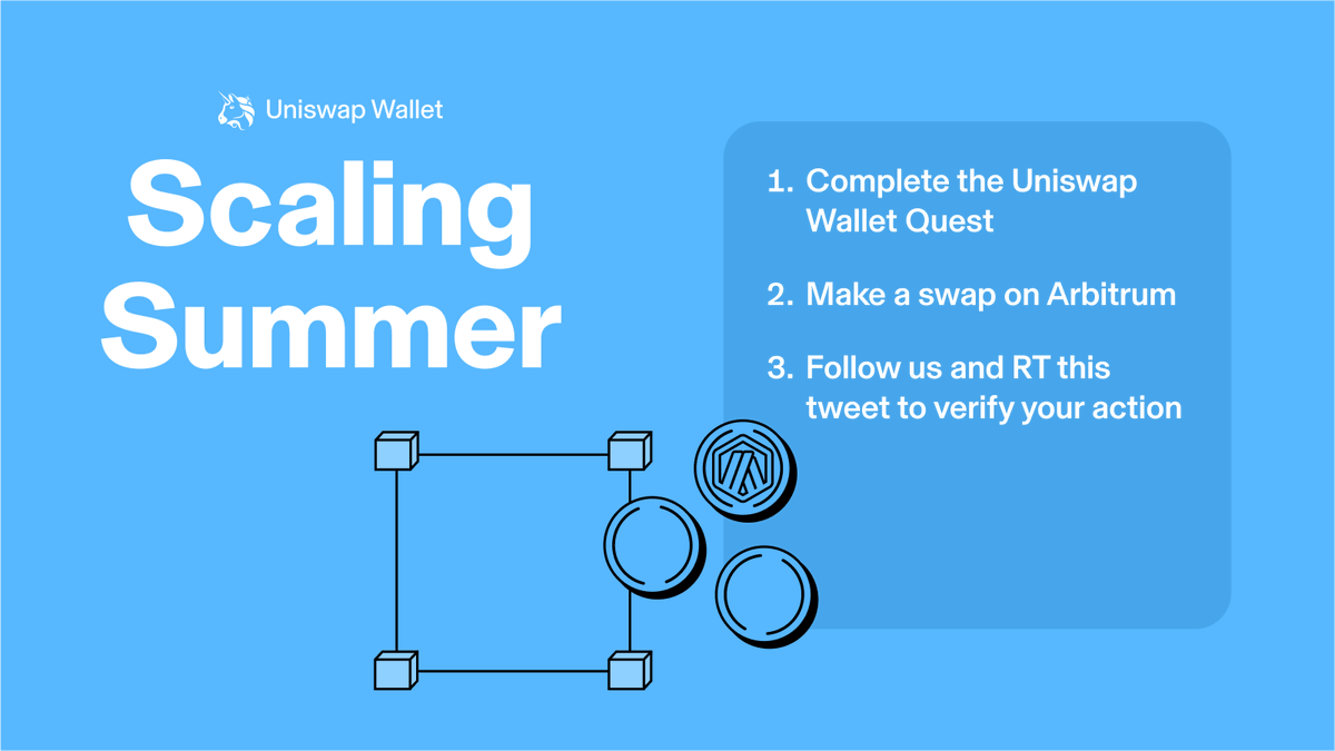 layer3xyz's tweet photo. Scaling Summer is here ☀️

Join @Uniswap and @arbitrum to experience the power of Layer 2 solutions!

https://t.co/WhswQJ4NI0 https://t.co/I9sJMejhCD