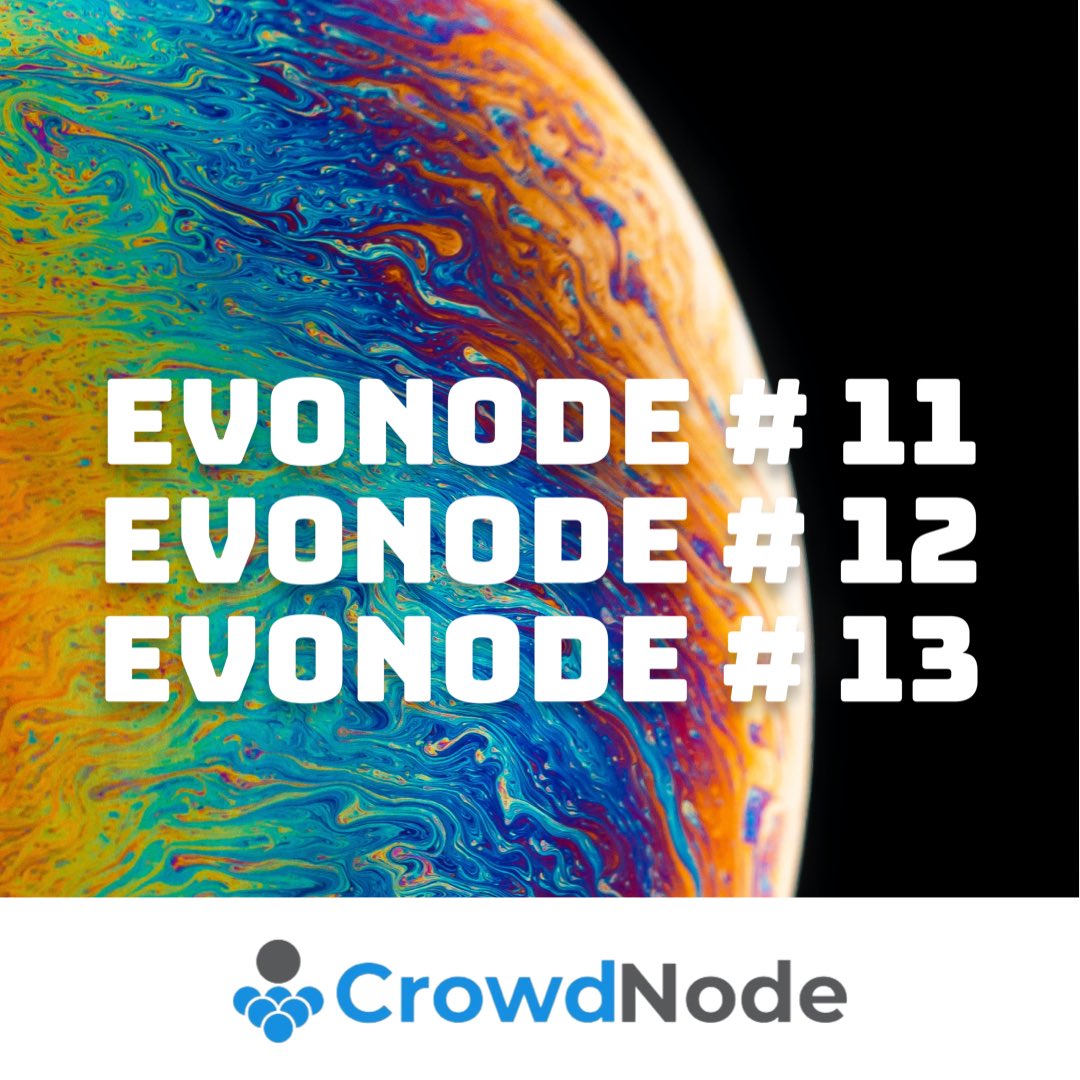 12 regular masternodes have just been converted to three evonodes 🚀🚀🚀