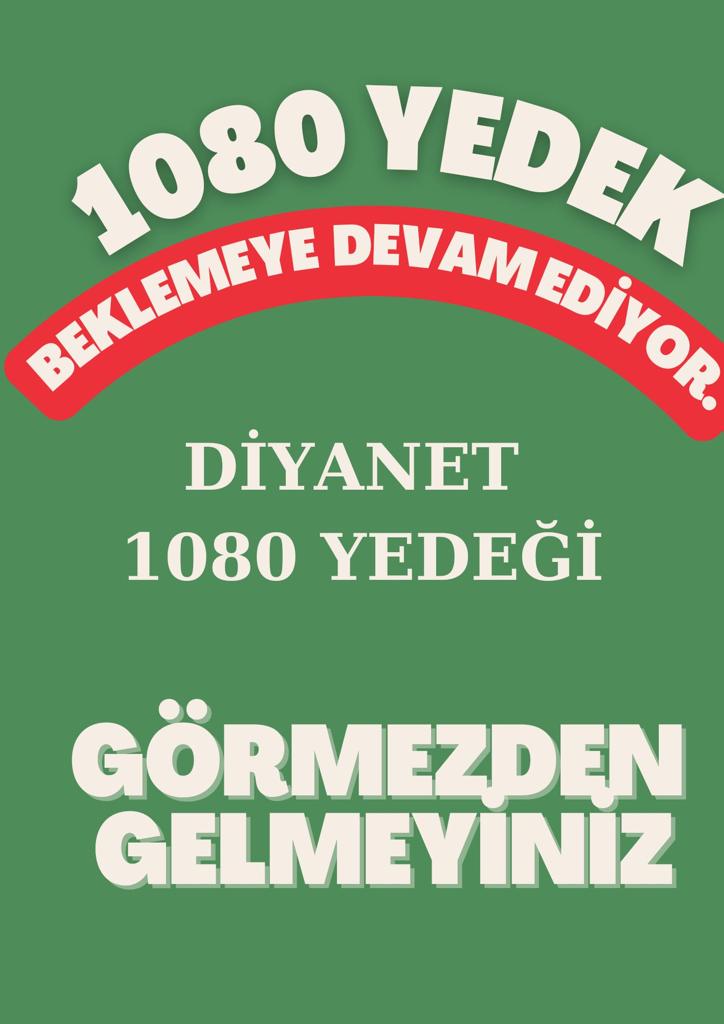 <a href="/DIBAliErbas/">Prof. Dr. Ali Erbaş</a> Biliyoruz inaniyoruz bizleri akademide boş kalan kontejanlara alacaksınız 🤗
<a href="/RTErdogan/">Recep Tayyip Erdoğan</a> <a href="/DIBAliErbas/">Prof. Dr. Ali Erbaş</a> <a href="/dinckadir43/">Kadir Dinç</a> <a href="/IsliyenDr/">Burhan İŞLİYEN</a> <a href="/akpusmaz/">Akif Pusmaz</a>

#Diyanet
