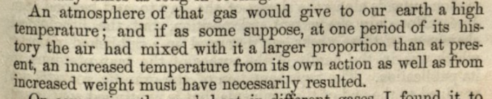 DanVimont's tweet photo. Probably should add some context here... Here's Foote's hypothesis that CO2 would cause a warmer climate. Again, from 1856. https://t.co/gWfh36EB7O