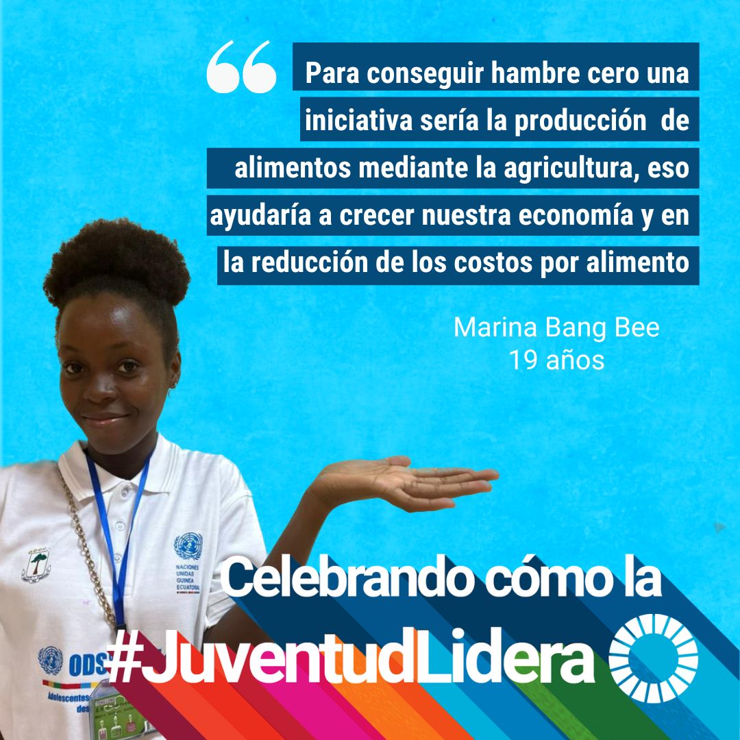 ONUGuineaEcua's tweet photo. Joven participante en las Consultas Nacionales con Jóvenes y Adolescentes para la preparación de la Cumbre de los #ODS. https://t.co/cKgzZfygT9
