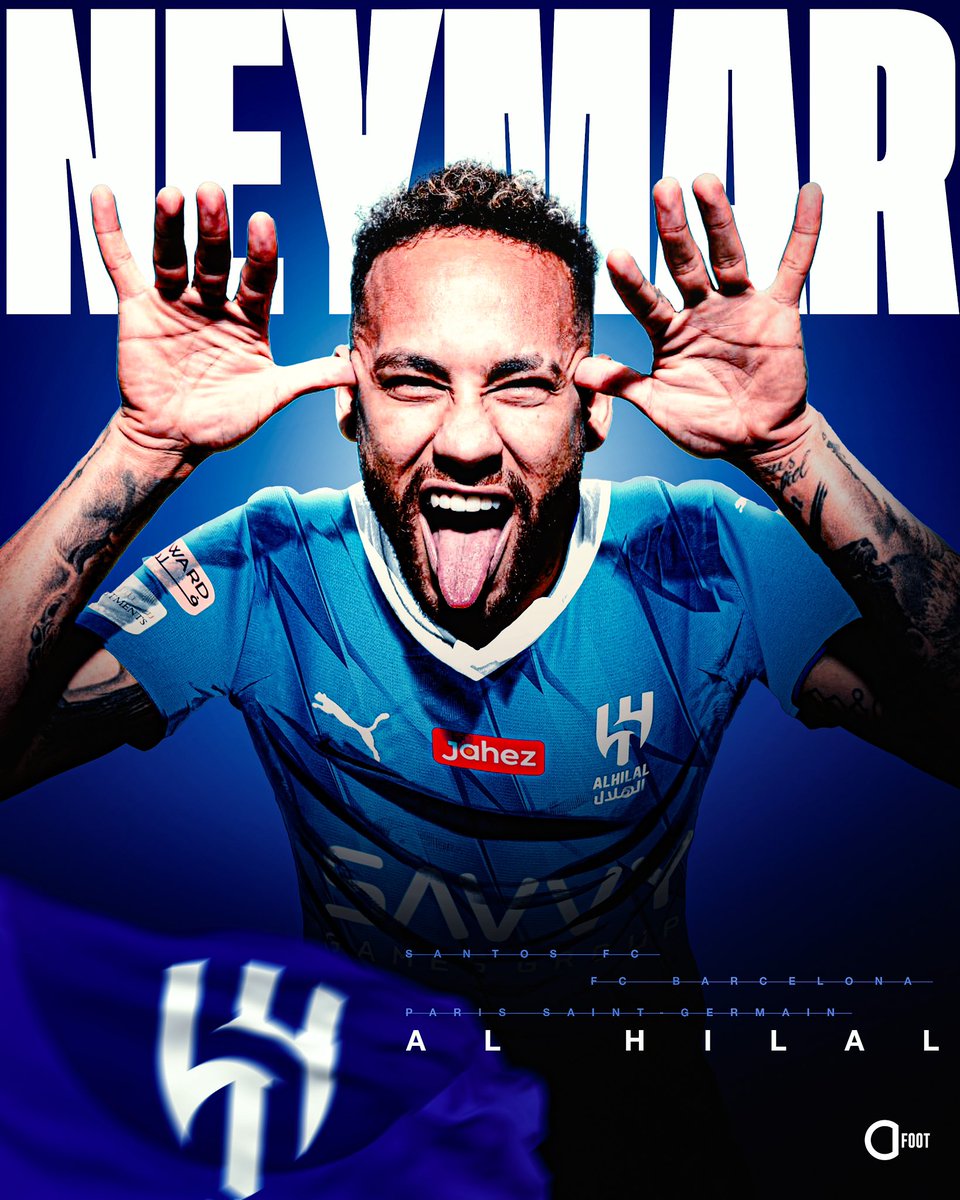 🚨 Neymar à Al-Hilal, 𝗧𝗢𝗨𝗧 𝗘𝗦𝗧 𝗦𝗜𝗚𝗡𝗘́ ! ✍️✔️

Neymar n’appartient officiellement plus au Paris Saint-Germain. 👋🔴🔵

(<a href="/FabrizioRomano/">Fabrizio Romano</a>)