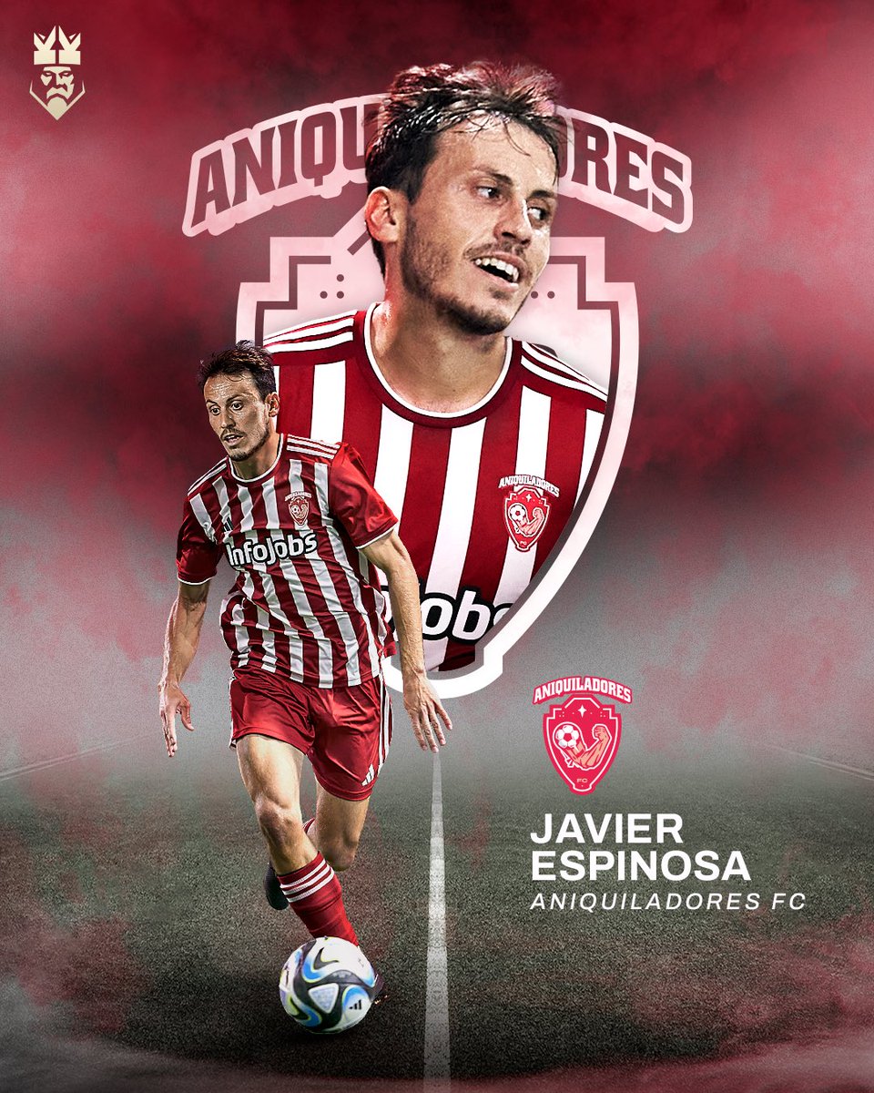 KingsLeague's tweet photo. ‼️ @jespinosa24 jugará en @AniquiladoresFC 💪🏻 https://t.co/kqaF62bdNV