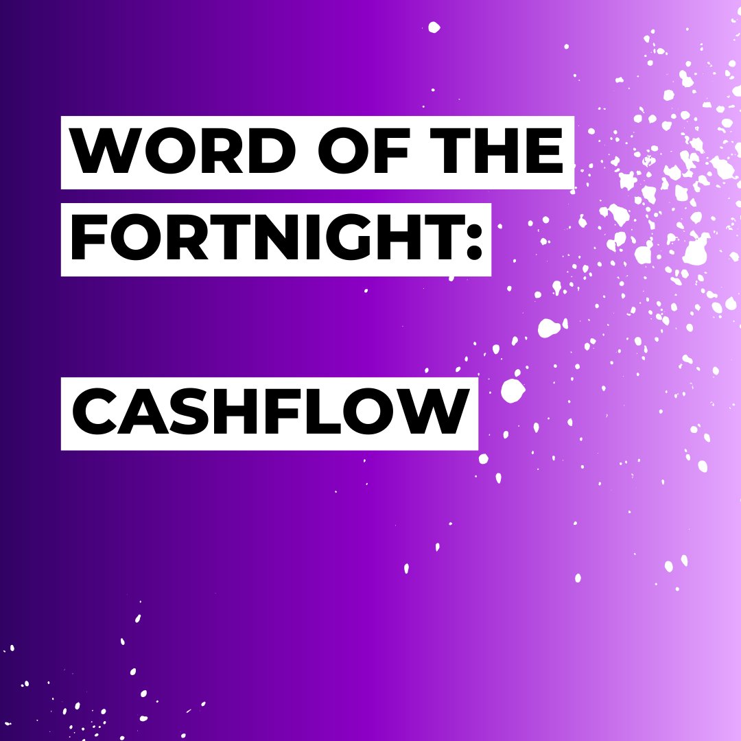 Cashflow is the flow of money in and out of your bank account. A cashflow forecast can be created for a future period in order to see if there will be any shortfalls. Plans can then be put in place if this is the case.

#wordofthefortnight #bookkeepingservices #cashflow