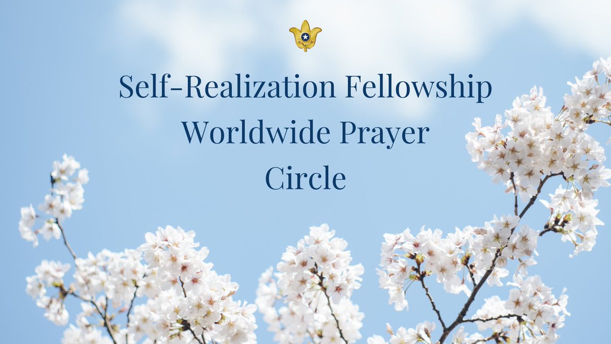 srfyogananda's tweet photo. We invite you to join us in serving others around the world, and the cause of world peace, through the dynamic power of prayer. To find out more about the Worldwide Prayer Circle, please visit: https://t.co/IVw68NHU9F
#prayer #WorldwidePrayer https://t.co/zdLbbUVEIh