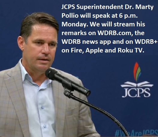 .@JCPSSuper will speak at 6 p.m. Monday. WDRB will stream the @JCPSKY news conference.