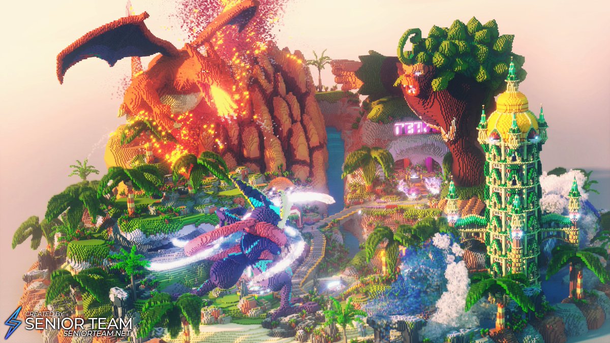 Pokémon themed builds are cool, but what about a build with actual Pokémon!? 😮

Purchase any of our builds today!      
senior-studios.com/dollarbuilds 

#Minecraft #Minecraftbuilds #minecraft建築コミュ