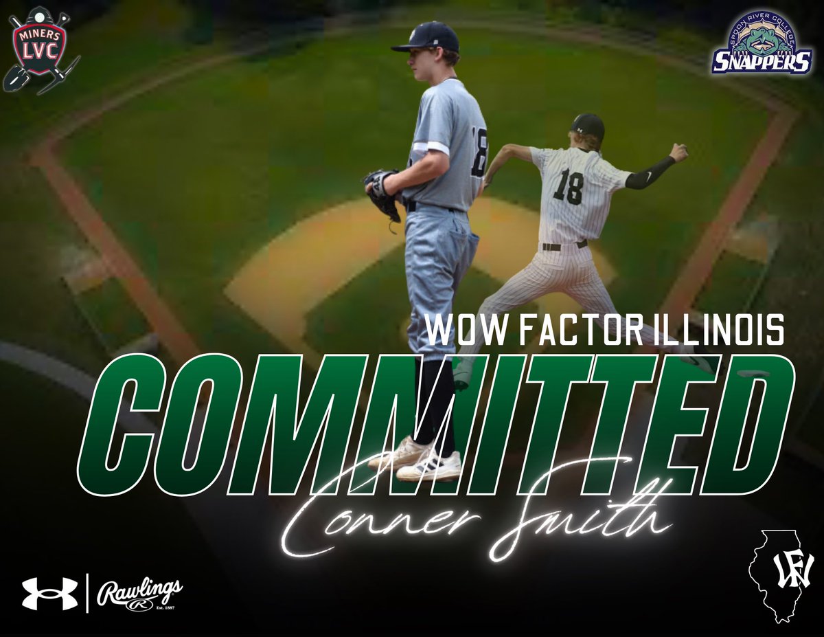 Congratulations to 2024 <a href="/WowFactor_IL/">Wow Factor Illinois</a> Scout Team player <a href="/ConnerSmith0618/">Conner Smith</a> (LVC) on his commitment to <a href="/SRC_Baseball/">Snappers Baseball ⚾️🐢</a> ‼️🐢 <a href="/WowFactorNation/">Wow Factor Baseball</a> @MichaelBhurst <a href="/WFILScout2024/">Wow Factor IL Scout 2024</a> <a href="/CoachHartley_31/">Cole Hartley</a> <a href="/CoachKurtz19/">John Kurtz</a> <a href="/EinhardtEvin/">Evin Einhardt</a>