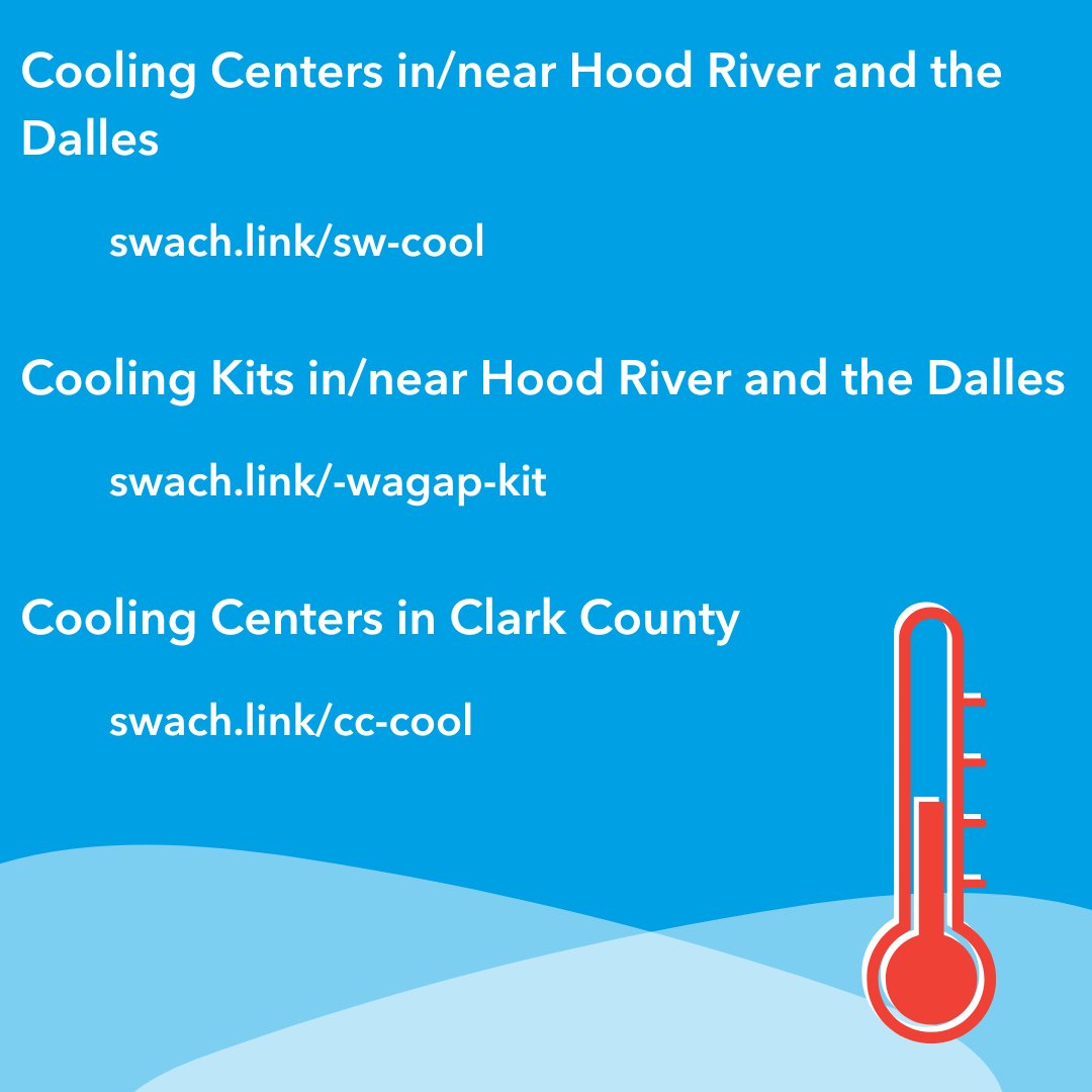 SWACH_ORG's tweet image. Temperatures are dangerously hot across our region this week! Learn about ways to keep yourself and your communities safe in this heat wave - including cooling centers and kits, heat exhaustion and stroke symptoms, and other essential tips.