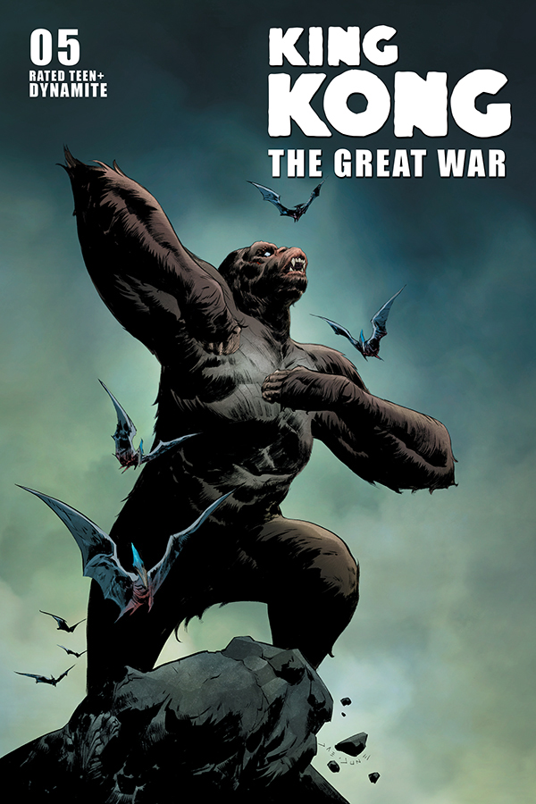 DynamiteComics's tweet photo. The October Solicitations are here. Let your retailer know what you want by August 18th if you don’t want to miss out! Check out these awesome covers for King Kong: The Great War #5!
#kingkong #alexcox #tommasobianchi #jaelee #jacksonguice #joedevito
https://t.co/NQIvwVQJsm https://t.co/5NM3fDkHqG