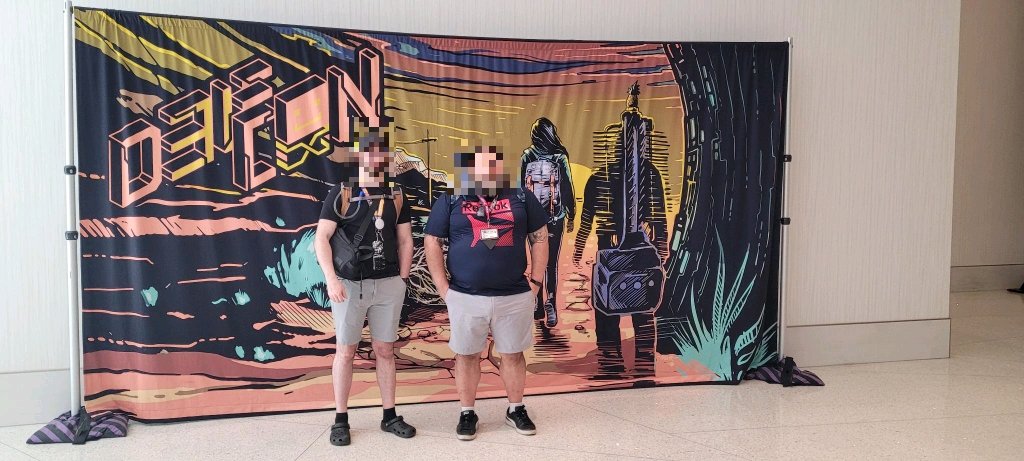 cheesybytes's tweet image. I can finally check this off my list:
Get into DEFCON with a fake badge - ✅

#hacktheplanet