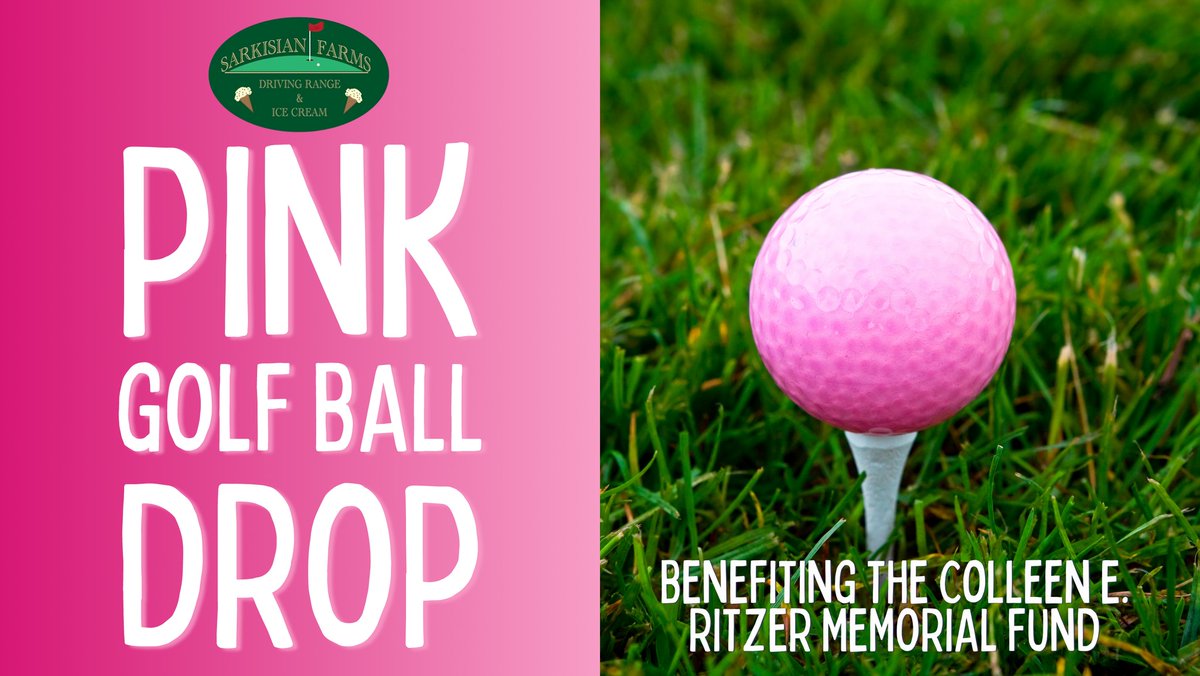 Have you ever seen 1,000 pink golf balls? Well get ready to do just that! Join us on Sunday 9/10 at 2pm at Sarkisian Farms in Andover for a fun new event benefiting the Colleen E. Ritzer Memorial Fund. More details are coming soon! stepupforcolleen.square.site/s/shop