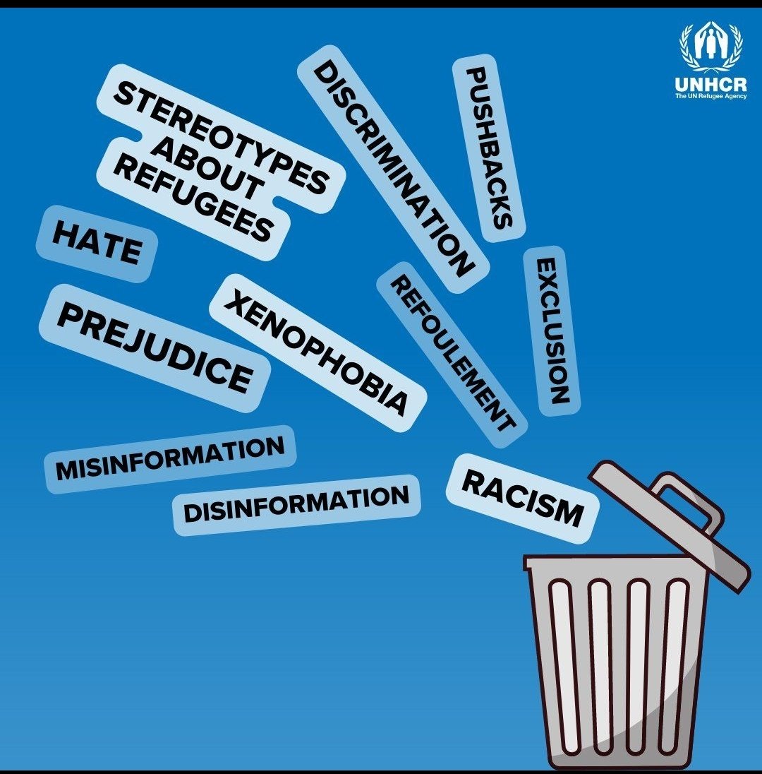 Throw them out!
A better world starts with all of us.
©#UNHCR
#Refugees