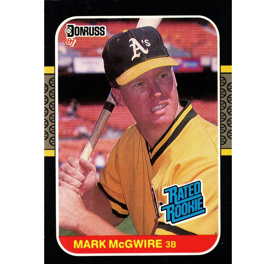 RepackedWax's tweet image. 1/3 One of the most exciting things about the 1987 MLB season was 23 year old #MarkMcGwire, who became the biggest star in baseball that summer, breaking the rookie HR record held by #FrankRobinson and Wally Berger on August 14 #baseballcards #vintagecards repackedwax.com