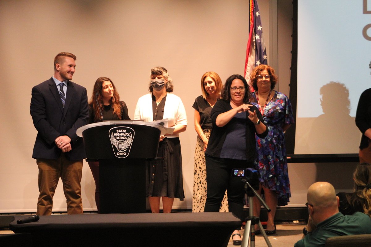 This morning staff from <a href="/OHDeafSchool/">OH School for Deaf</a> and <a href="/OSSB_Panthers/">Ohio State School for the Blind</a> came together for our Back To School week kick-off. It was wonderful having everyone together to start a busy week preparing for students. Special thanks to all who presented information this morning.