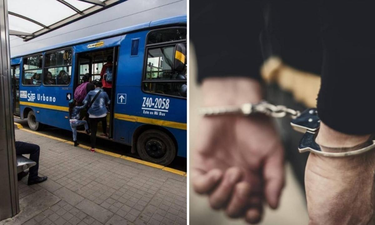 ELTIEMPO's tweet image. #Bogotá | La Policía capturó a cinco hombres que robaron cuatro celulares en un bus del SITP. ► eltiempo.com/bogota/captura…