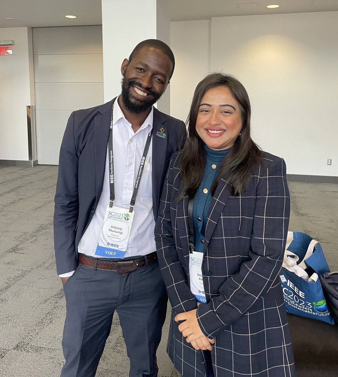Our Society’s future is bright with these two #changechampions as community organizers and leaders. 👏🏼👏🏽👏🏾👏🏿 #photonics #engineering @ieeeyp @IEEE_SC