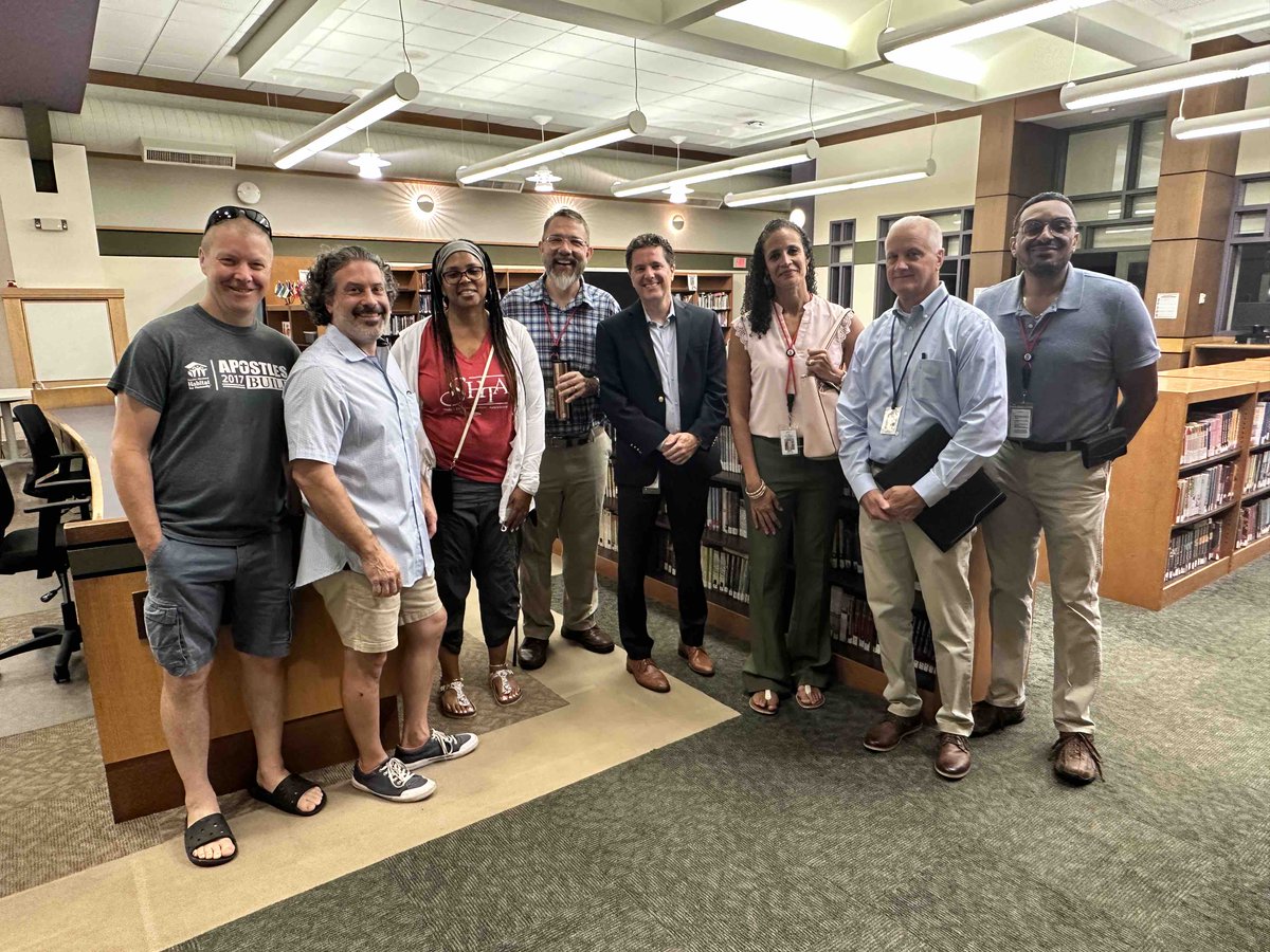 shakerschools's tweet image. Members of the Shaker Heights Schools administrative team and the SHTA went on their annual building walk-through to review the progress made to get our buildings ready for #shakerfirstday. 

With just a few finishing touches left, we’ll be ready to welcome students next week!