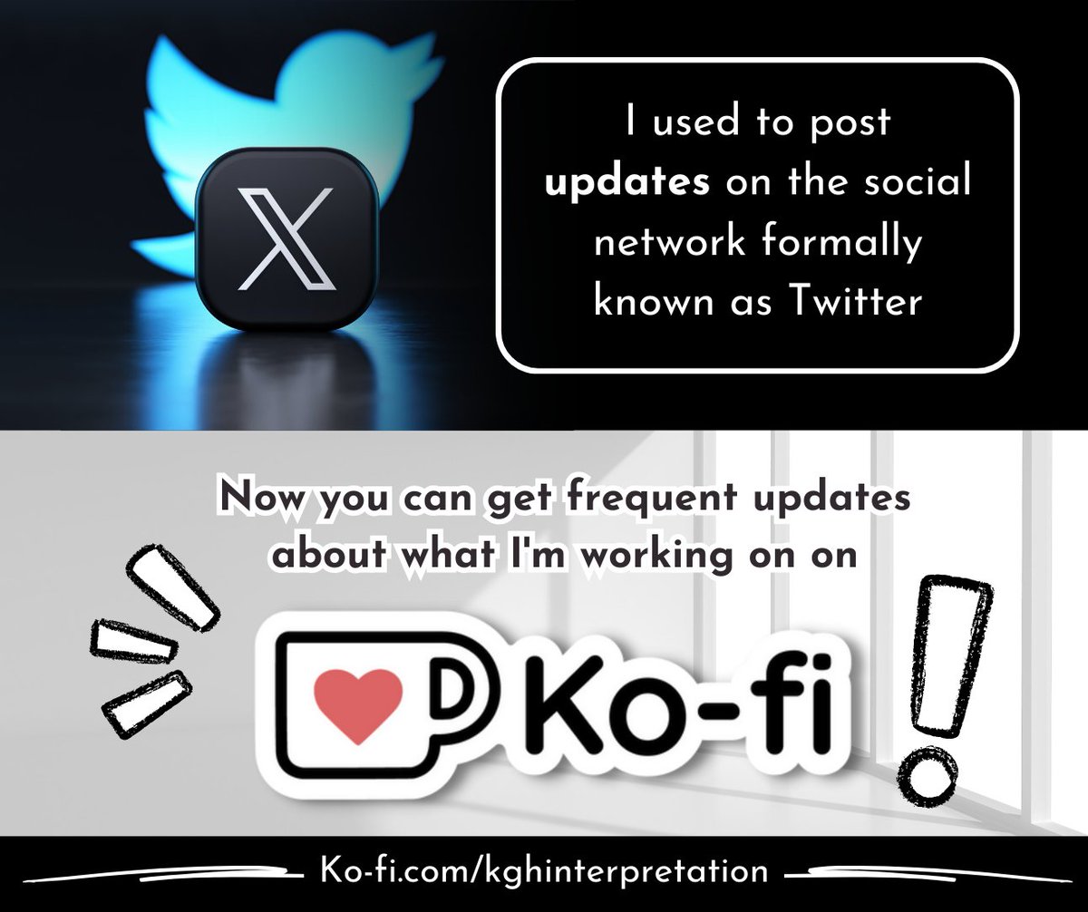 Check out my Ko-Fi at ko-fi.com/kghinterpretat… if you want to stay in the loop about the 47546574564 projects I'm working on!