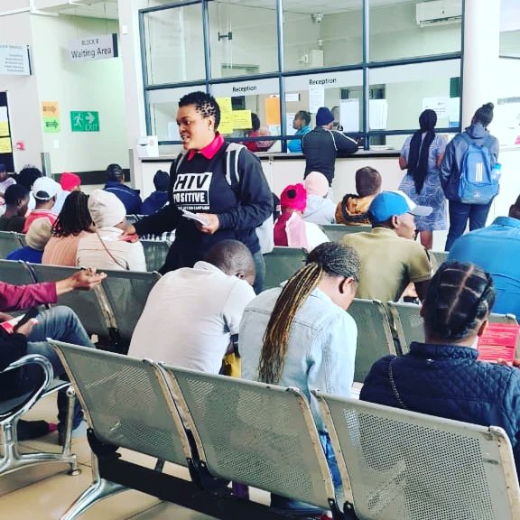 TAC's tweet photo. TAC comrades empowering people on treatment literacy and adherence to ART in Ethafeni Clinic, Tembisa.
Be a TAC member today, and adopt a clinic.
#TreatmentLiteracy #TACGP #JoinTAC https://t.co/mom4hMHOxq