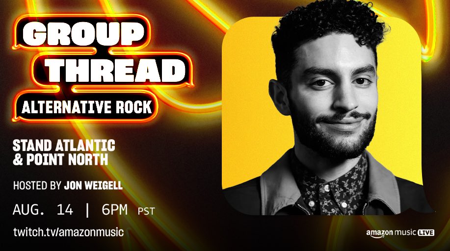 Hosting Amazon Music’s Group Thread tonight and this month on Twitch! Happy Rock Month :)

9pm ET / 6pm PT 

amzn.to/3s5XbnN