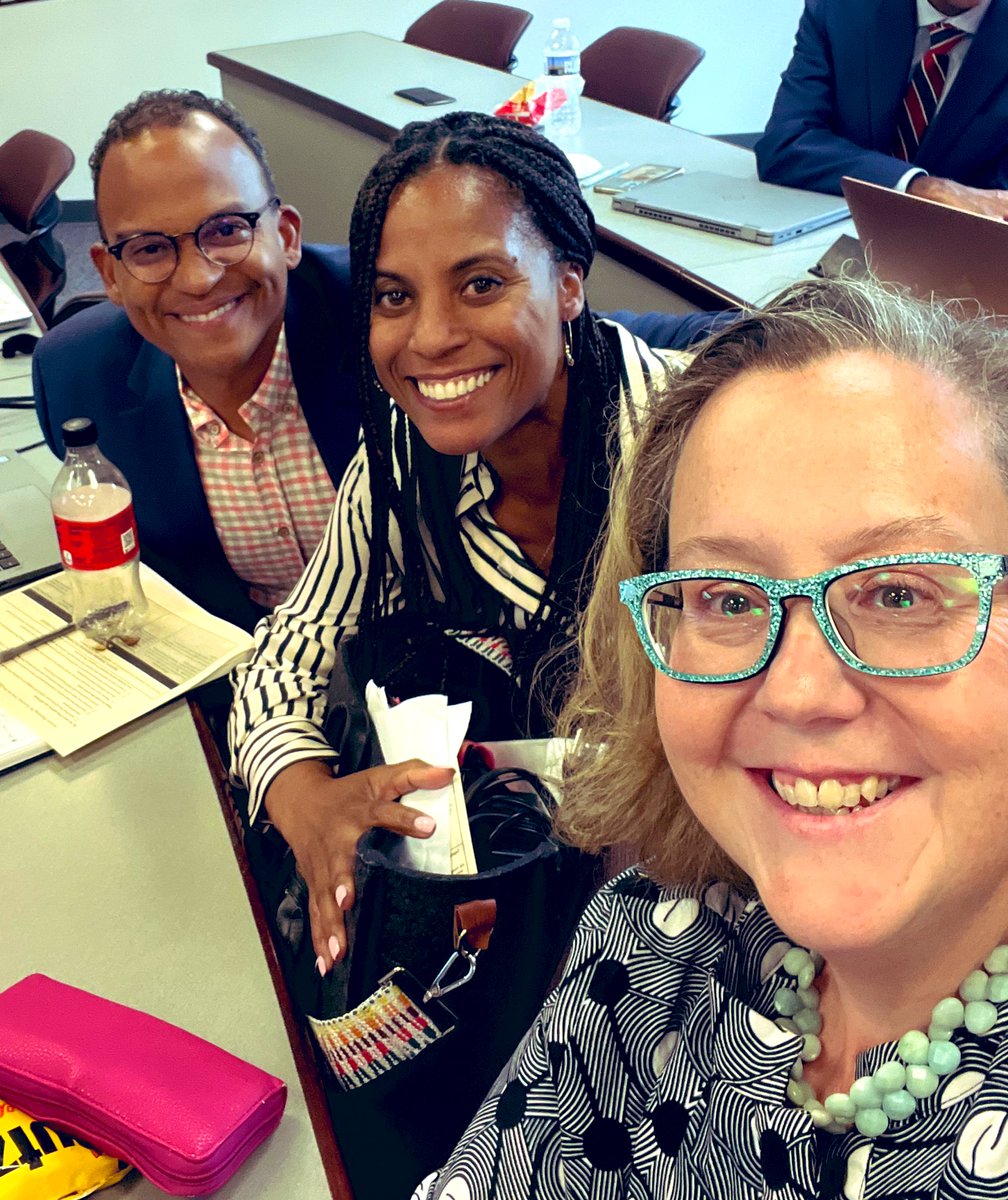 BurntMillsAP's tweet photo. Today starts my 2023-24 school year with our A&amp;S meeting! Lots of learning and preparation. It’s always nice seeing my admin colleagues too! We’re ready for another outstanding school year! @HarrietTubmanES 💙🧡 https://t.co/Es5klqged8