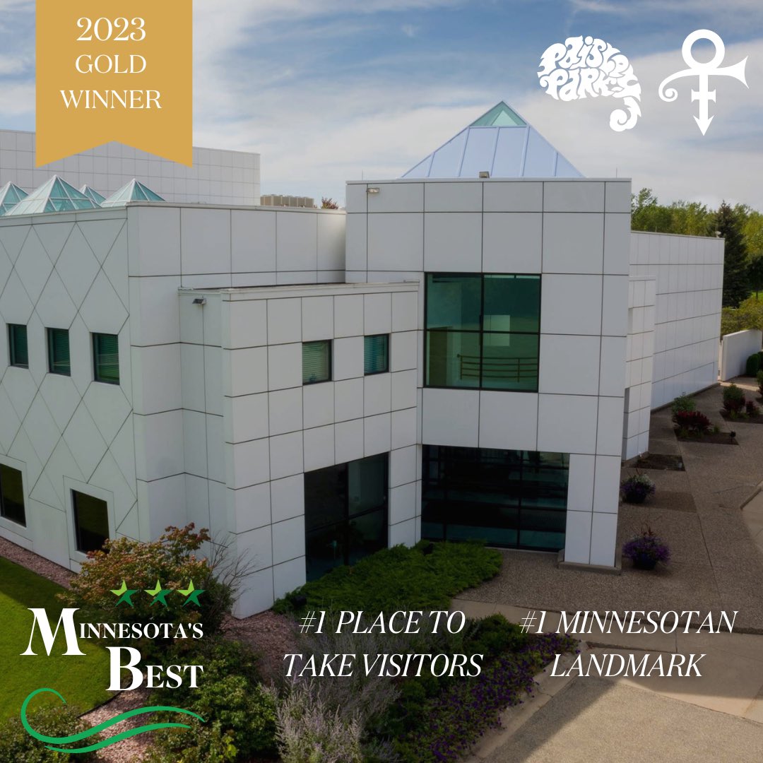 The results are in! Paisley Park is the #1 Minnesotan Landmark and Place to Take Visitors and #2 for Guided Tours in Star Tribune's 2023 Minnesota's Best magazine. Fall and Winter Tour Tickets are on sale now! Get tickets at paisleypark.com.💜 #paisleypark #minnesota