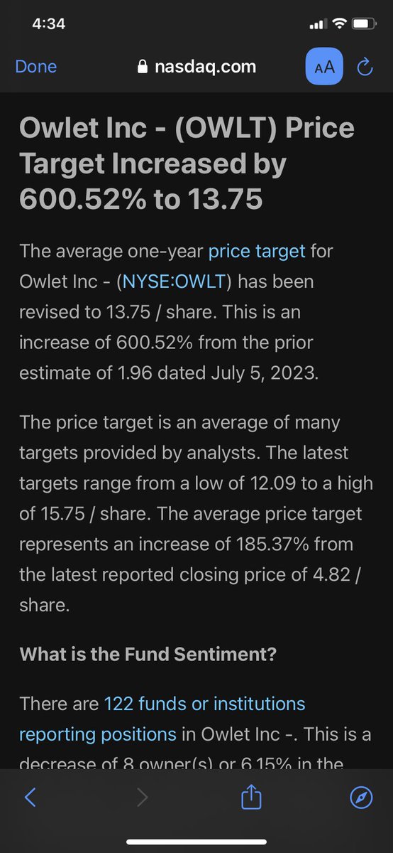 lruney's tweet image. $OWLT bright future with a 600% increase in valuation 

$AMC $GME $CVNA