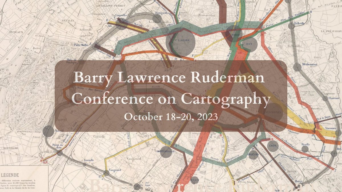 rumseymapcenter's tweet photo. Join us October 18-20 for the 2023 Barry Lawrence Ruderman Conference on Cartography! Registration is now open https://t.co/1XR5LRORtc https://t.co/VyNhm8lrSn