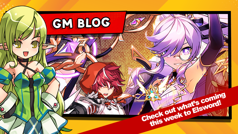 Elsword's tweet photo. Pick up a new character this week as we have Growth events happening this week! See what's happening this week in our GM Blog below!
https://t.co/4s9nvPG0mu
#elsword #playyourmanga #gmblog https://t.co/QUNDvmnkQn