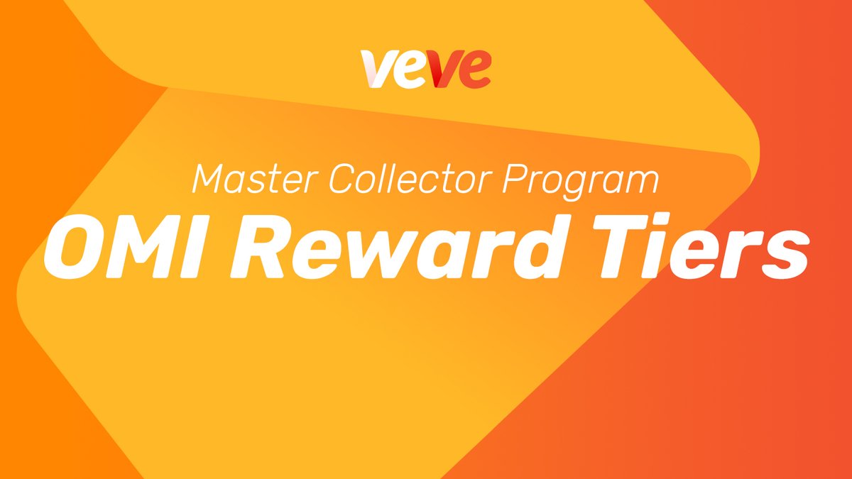 We're pleased to announce that OMI Reward Tiers are preparing for launch!

This next step marks our commitment to enhancing engagement and introducing token utility within the VeVe digital collectibles ecosystem. READ MORE: veve.me/post/veve-mast…

#CollectorsAtHeart 💙🤝⭕️