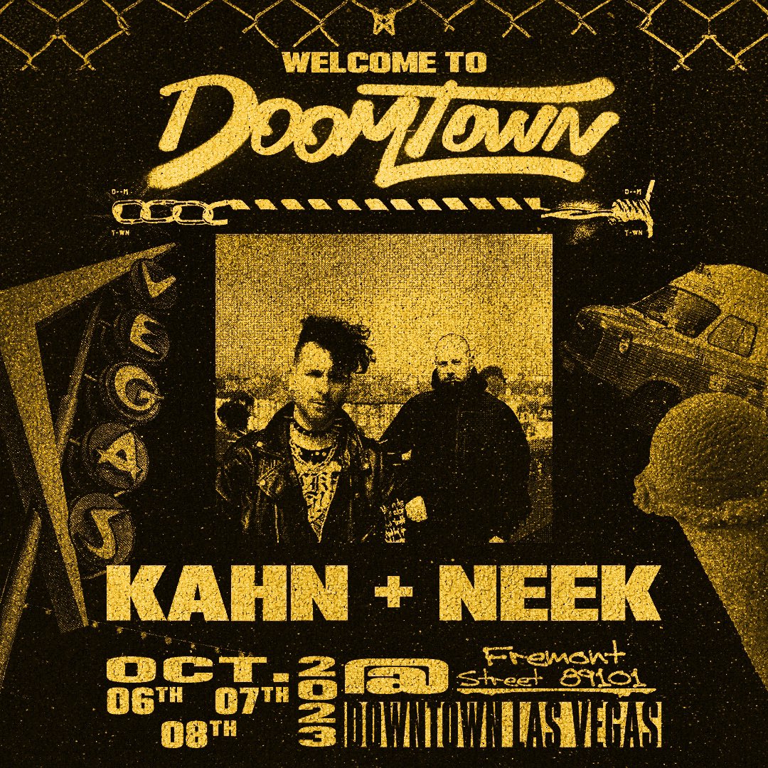 Incoming to town: @Kahnbristol and Neek!! For the last decade-plus, Kahn & Neek have stood as influential figures in the thriving UK Bass Music scene.