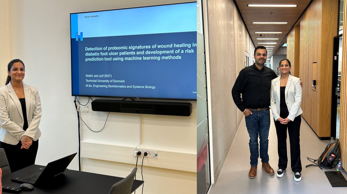 Tarunveer Singh Ahluwalia (@tsahluwalia) on Twitter photo Congratulations to #Siddhi_Jain who has made our #Bioinformatics team proud with her Masters Thesis contribution on "#Proteomic signatures in #DiabeticFootComplications: Developing #RiskPrediction Tools" at <a href="/Stenodiabetes/">Steno Diabetes Center Copenhagen</a>. #Omics #teaching #DiabeticFoot #MachineLearning Congratulations to #Siddhi_Jain who has made our #Bioinformatics team proud with her Masters Thesis contribution on "#Proteomic signatures in #DiabeticFootComplications: Developing #RiskPrediction Tools" at <a href="/Stenodiabetes/">Steno Diabetes Center Copenhagen</a>. #Omics #teaching #DiabeticFoot #MachineLearning