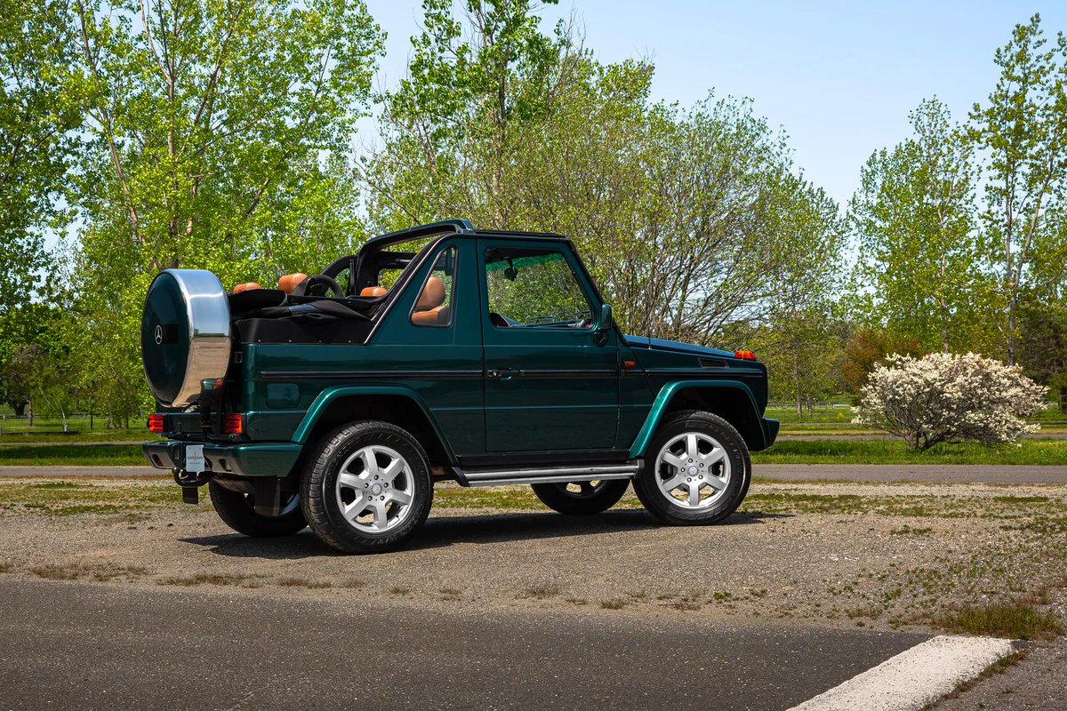 Vehicle: 1998 Mercedes Benz G300 Turbo Diesel Cabriolet
Miles: 151,100 Kilometres
Transmission: Automatic
Price: $149,995
Location: Connecticut
Seller: Dealer

Background: 1998 Mercedes Benz G300 Turbo Diesel Cabriolet is an exceptional example of the coveted Cabriolet version of