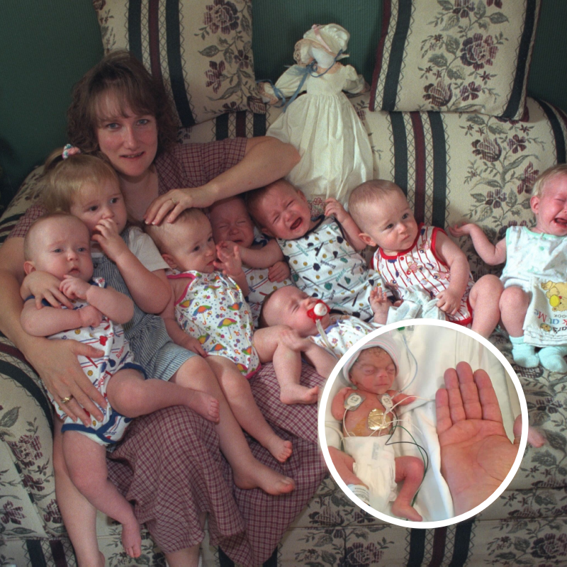 DailyBee3's tweet photo. Meet the first-ever surviving Septuplets, 4 boys and 3 girls, who are all turning 25 despite mom being told there was no way they'd all survive.