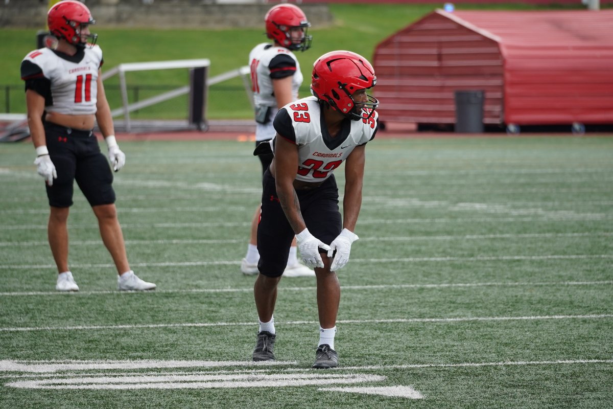 CatholicU_Cards's tweet photo. . @catholicu_fb broke out the pads for practice today! Five days from the first scrimmage of the 2023 season!

#ThisIsCatholicU #d3fb https://t.co/kkYsUshQuN