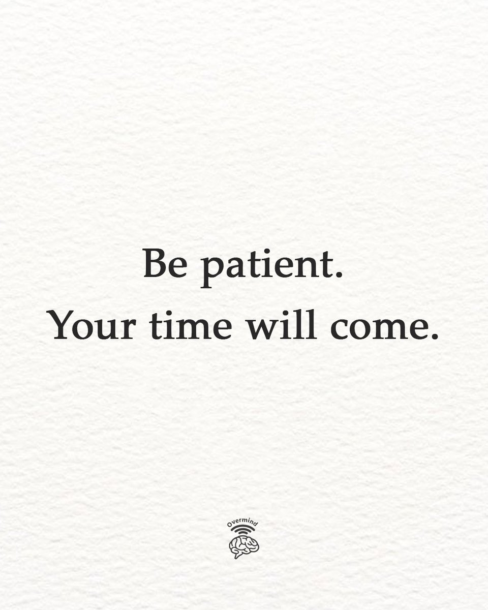 overmind01's tweet photo. Be patient. https://t.co/lAmd0qVpJm