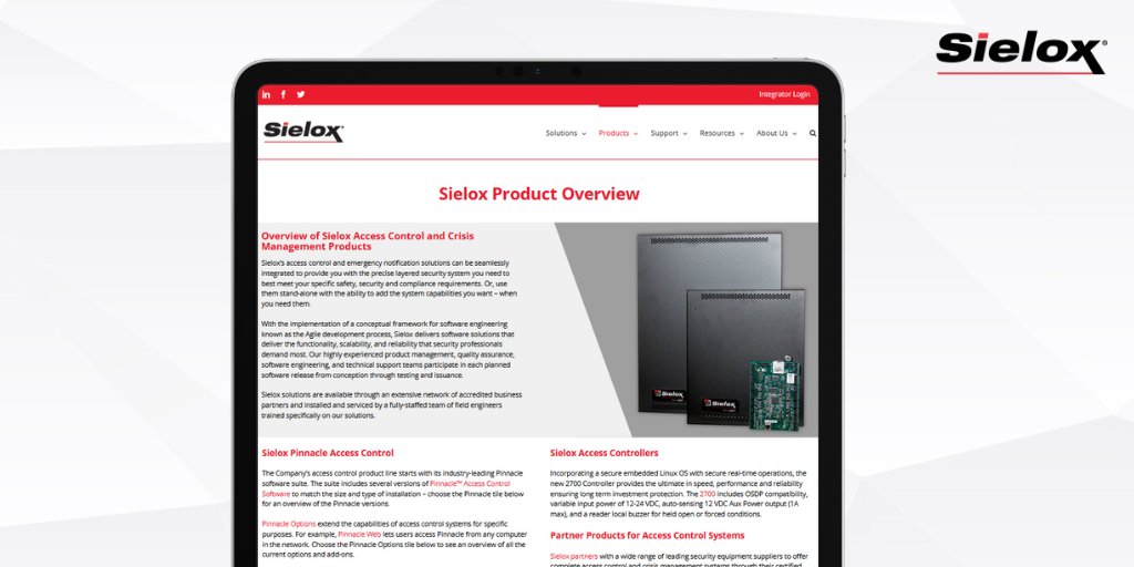 SieloxLLC's tweet image. Seamlessly integrate Sielox&apos;s #AccesControl and #EmergencyNotification solutions for precise #LayeredSecurity tailored to your safety, security, and compliance needs. Use them stand-alone and expand capabilities as needed. Learn more: 

buff.ly/3KEqZhD