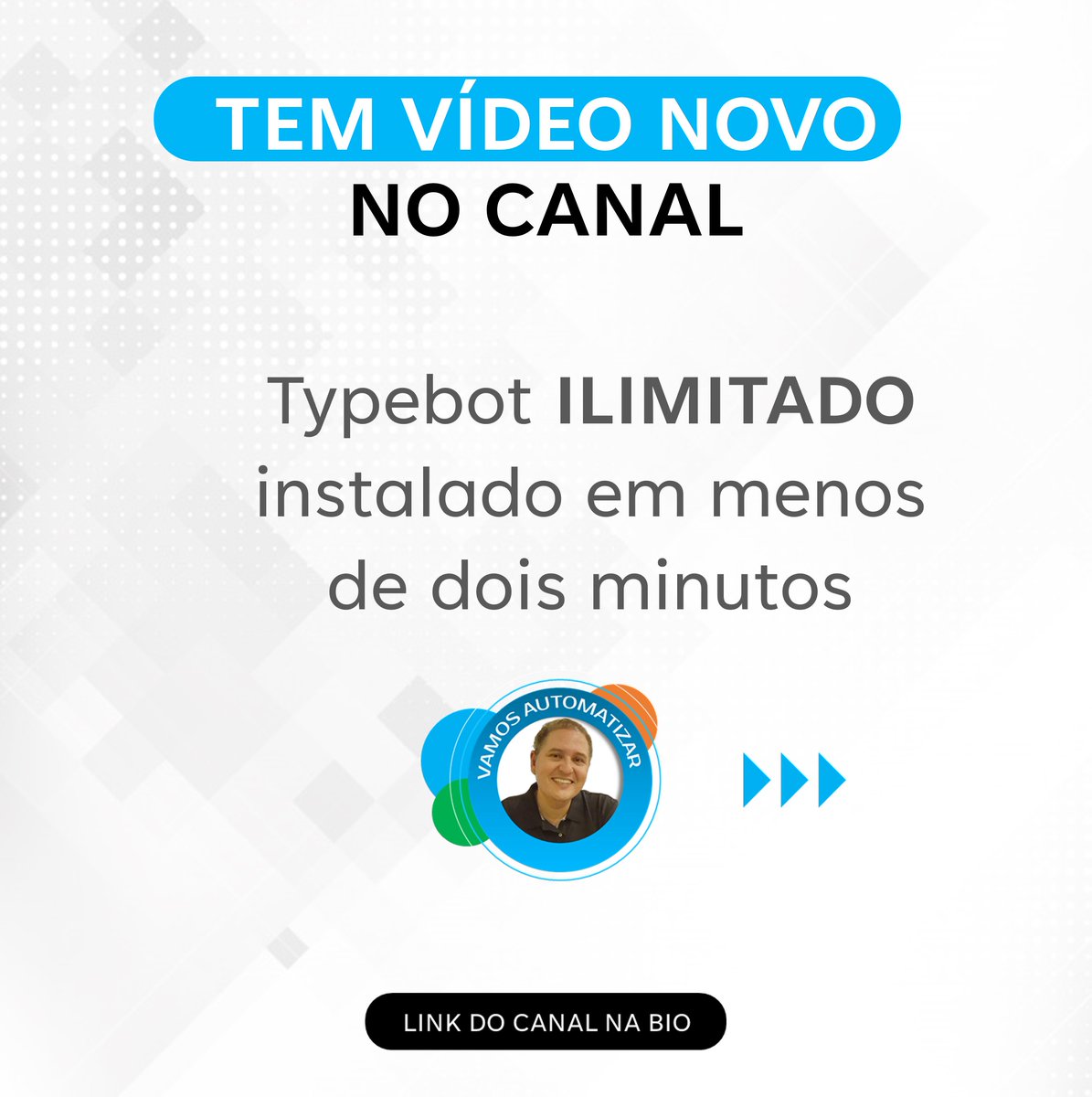 VAutomatizar's tweet image. Nesse vídeo mostro como instalar Typebot ILIMITADO sem códigos e em menos de 2 minutos, com ou sem dominio próprio  🚀

#typebot #chatbot #nocode #lowcode #automation #citizenautomation #marketingdigital