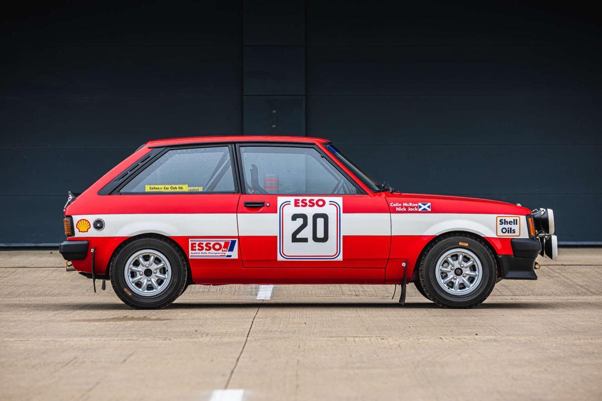 Retroprojects's tweet photo. 1977 Talbot Sunbeam Ti rally car ex Colin McRae 
Ad - See eBay link >> https://t.co/Qukk3yUAfK 

#talbot #sunbeam #mcrae #colinmcrae #rallycar #talbotsunbeam #classiccar #classiccarforsale https://t.co/CYZaSQKbrs