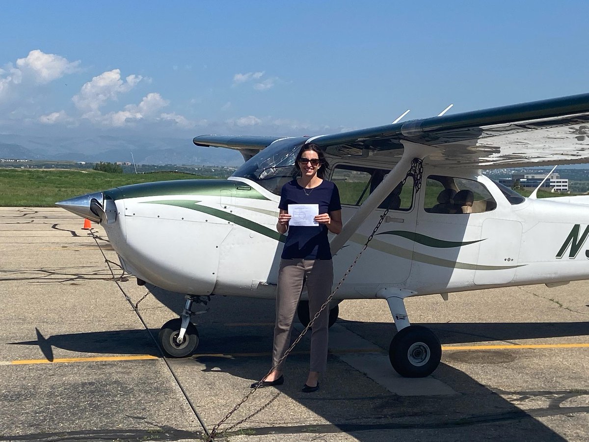 Congratulations to Kristin Brooks on acing her Instrument Rating Checkride! 🎉🛩️ Way to soar high and achieve your aviation dreams!