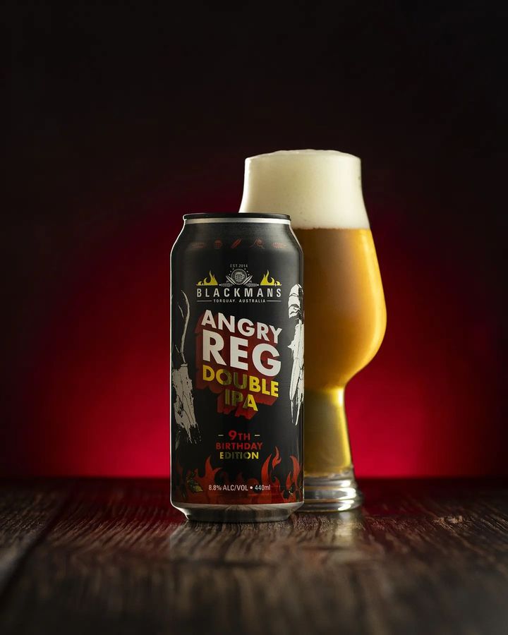 Blackman's Angry Reg Double IPA 9th Birthday Edition 🍺⠀
🛒 Buy online: beercartel.com.au/blackmans-angr…