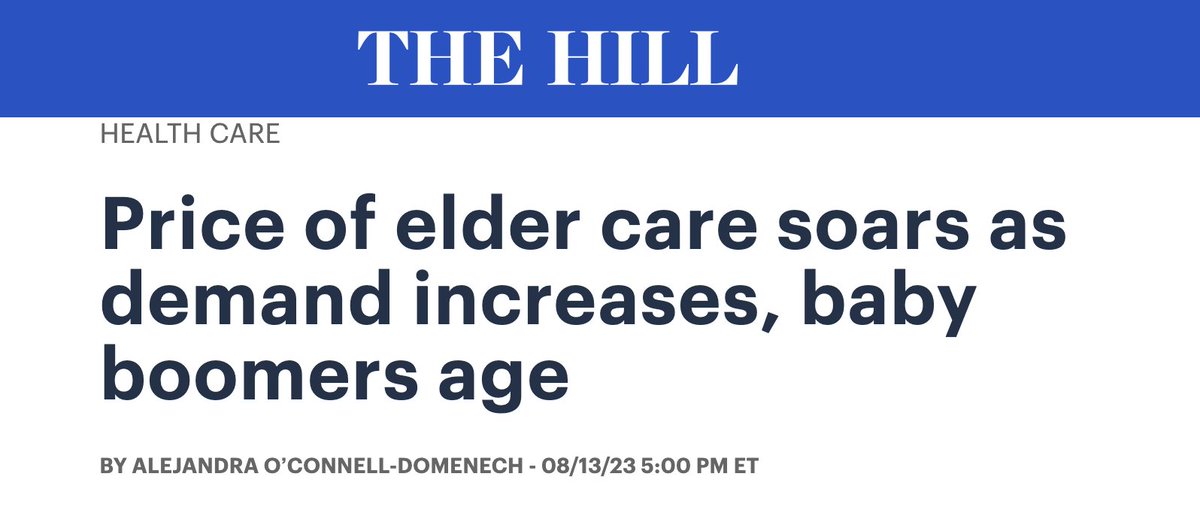 The cost of long-term care is unattainable for millions of older adults. More services &amp; support should be offered to #familycaregivers like those outlined in the 2022 National Strategy, said Terry Fulmer to <a href="/thehill/">The Hill</a>. <a href="/SenateAging/">Senate Aging Committee</a> 
thehill.com/policy/healthc…