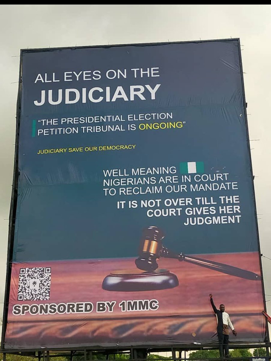 We need a judgement date, all eyes on the judges, new Nigeria is all we ask for. No obedient should have less than 500 followers. Let's follow each other, follow me I follow you