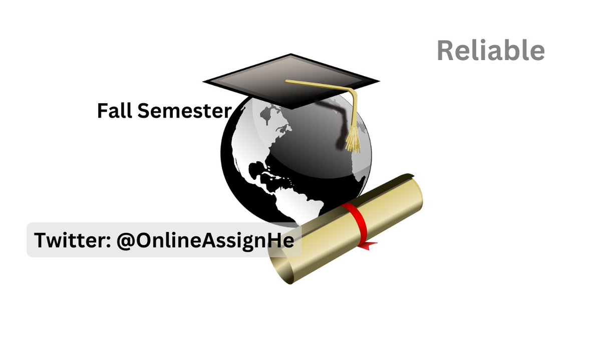 OnlineAssignHe's tweet image. Are you stuck and stressed on how to go about your assignments and classes. Worry no more, I got you. Kindly let me help you in; Biology, Physics, Essay pay, #Maths, Algebra, Paper due  #homeworks, Trigonometry, Biology, #Statistics and Quizzes. Reach me out. Quality work Assured