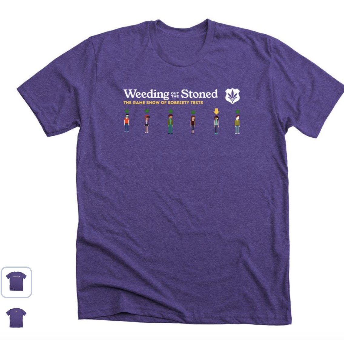 NEW Weeding Out The Stoned "8-Bit" t-shirt available on <a href="/Bonfire/">Bonfire</a> bonfire.com/8-bit-1/