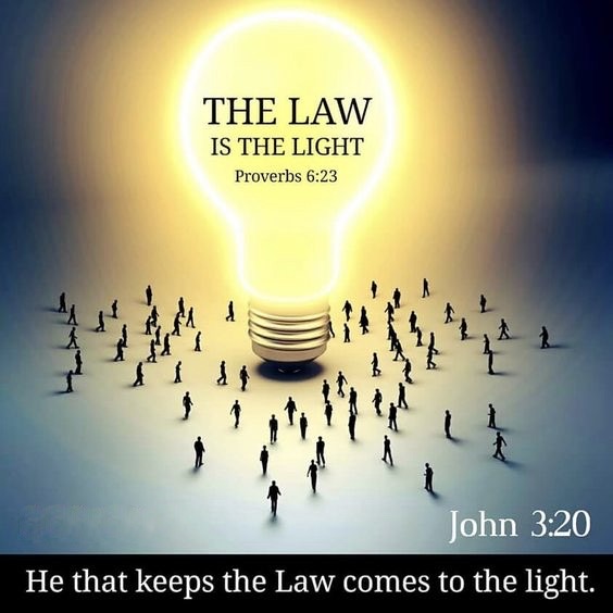 Proverbs 6:23 
For the commandment 
is a lamp, 🪔
And the law a light; 💡
Reproofs of instruction 
are the way of life
#JesusisLight