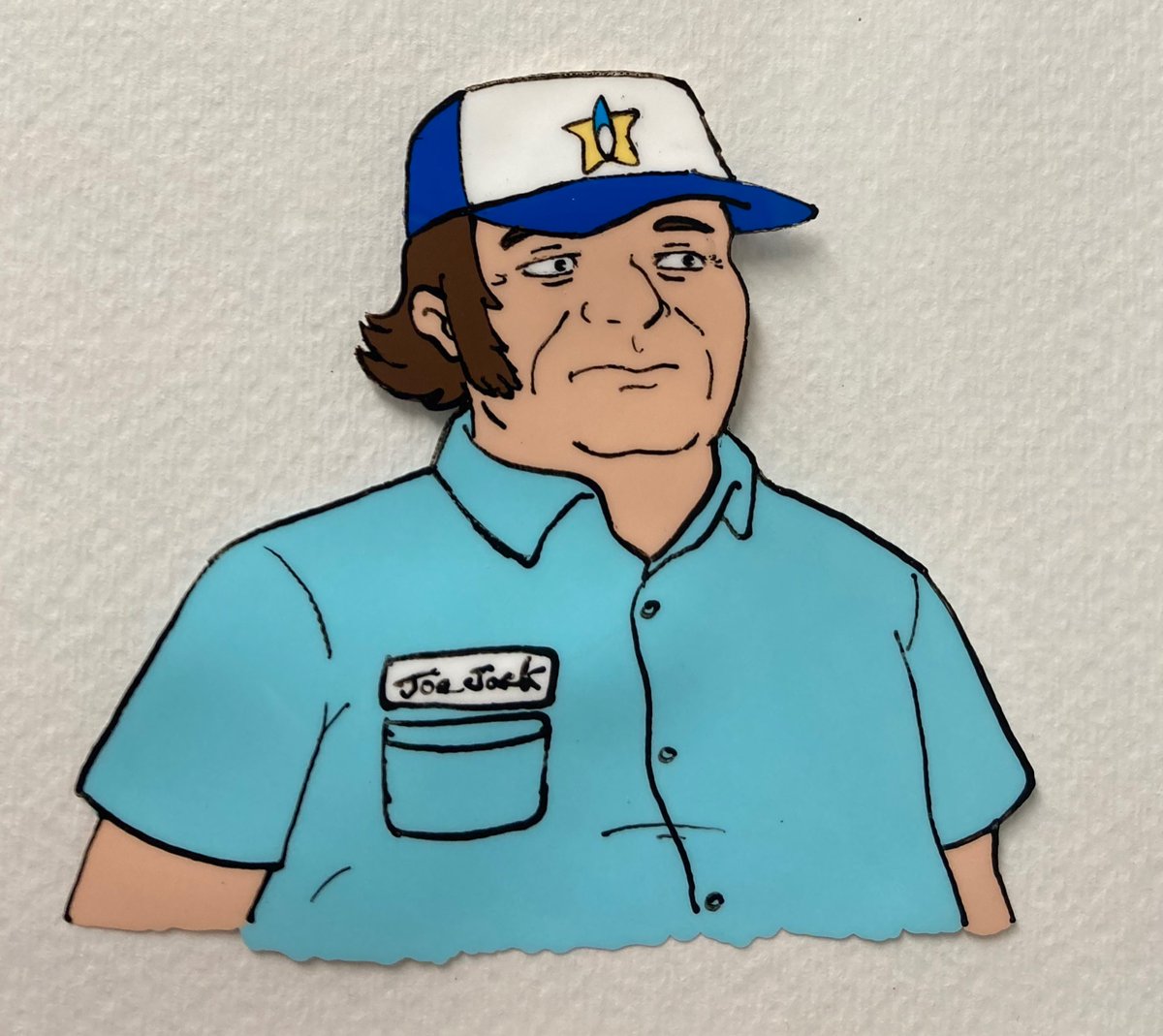 Decided to make another animation cel redraw of Joe Jack! Wanted to keep this one in King of the Hill style while mixing it with my own.