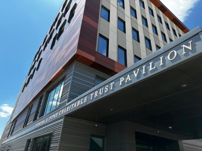 VanirCM's tweet photo. #WeAreVanir attended the #ribboncutting of the @valleywise_az #PiperPavilion with @ValleywiseHthF executives! Thank you to our partners @CannonDesign, @KitchellCos &amp; Cuningham Group Architecture for making this incredible space a reality!  #Valleywise #MaricopaCounty #Healthcare https://t.co/j4xfmZ3cLx