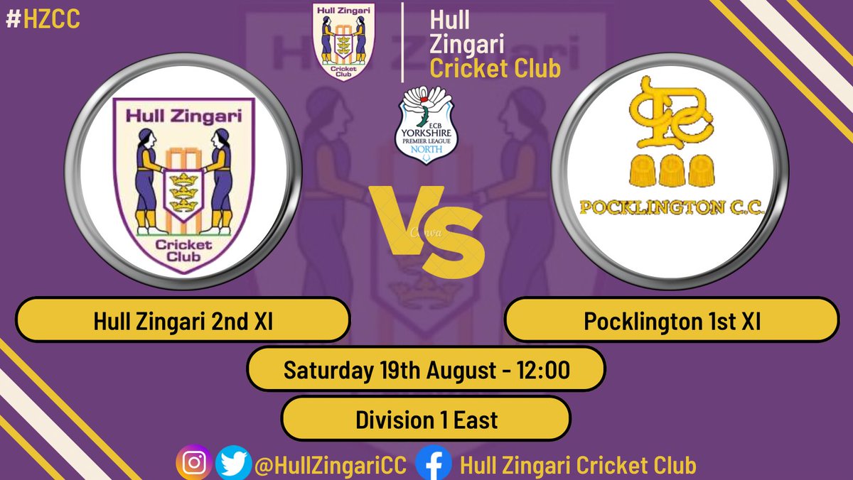 HullZingariCC's tweet image. 🗓️🗓️ Week 18 Fixtures 🗓️🗓️

On the countdown for the end of the season with a big last push for all teams!

#hzcc